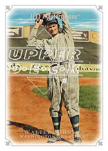 2007 UD Masterpieces #21 Walter Johnson