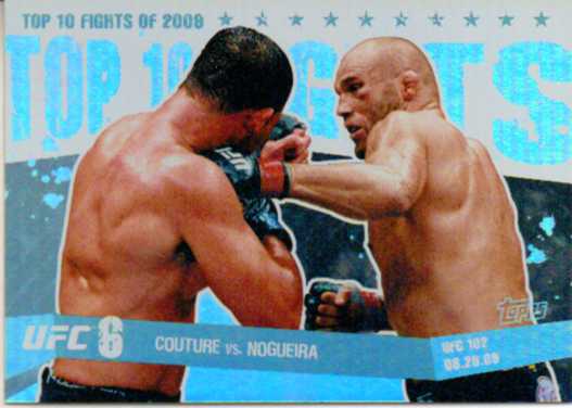 2010 Topps UFC Main Event Top 10 Fights of 2009 #17 Couture/Nogueira