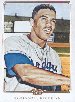 2010 Topps 206 #25 Jackie Robinson