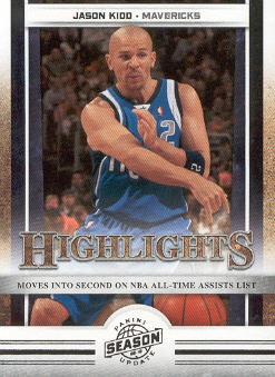 2009-10 Panini Season Update #8 Jason Kidd HL