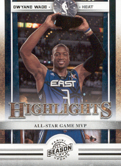 2009-10 Panini Season Update #11 Dwyane Wade HL