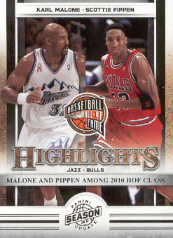2009-10 Panini Season Update #12 Karl Malone HL/Scottie Pippen HL