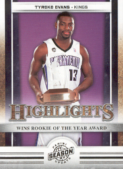 2009-10 Panini Season Update #17 Tyreke Evans HL