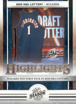 2009-10 Panini Season Update #19 2010 NBA Lottery HL