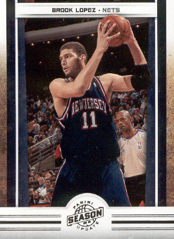 2009-10 Panini Season Update #27 Brook Lopez