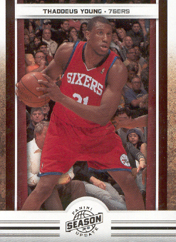 2009-10 Panini Season Update #41 Thaddeus Young