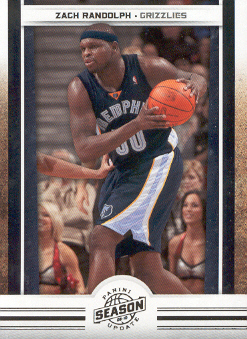 2009-10 Panini Season Update #58 Zach Randolph
