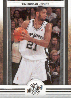 2009-10 Panini Season Update #69 Tim Duncan