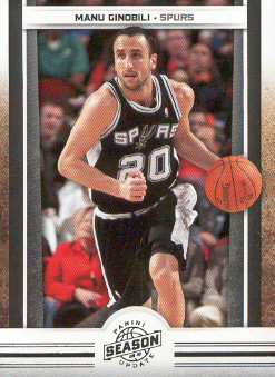 2009-10 Panini Season Update #70 Manu Ginobili