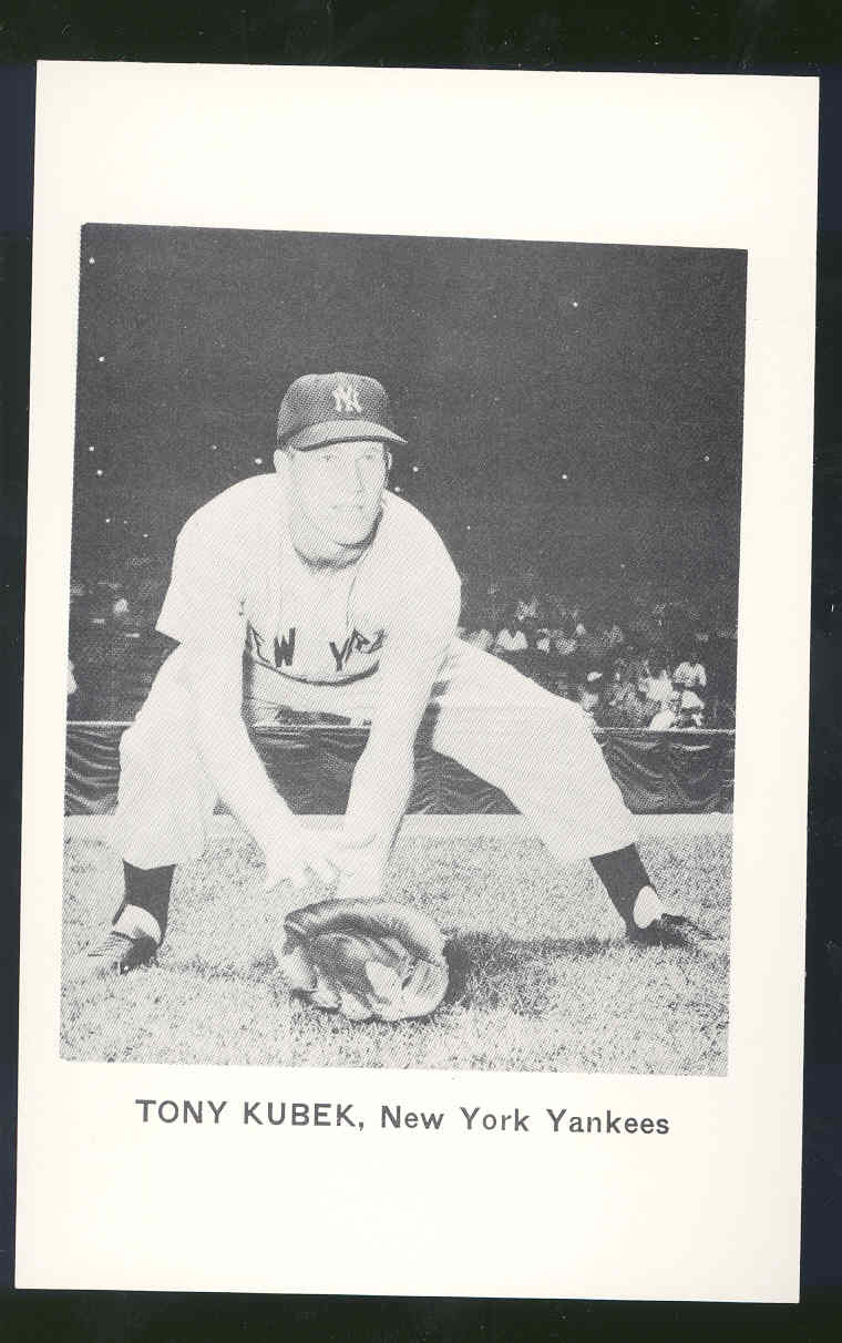 Post Card Black & White Vintage Photo Yankees 5 1/2