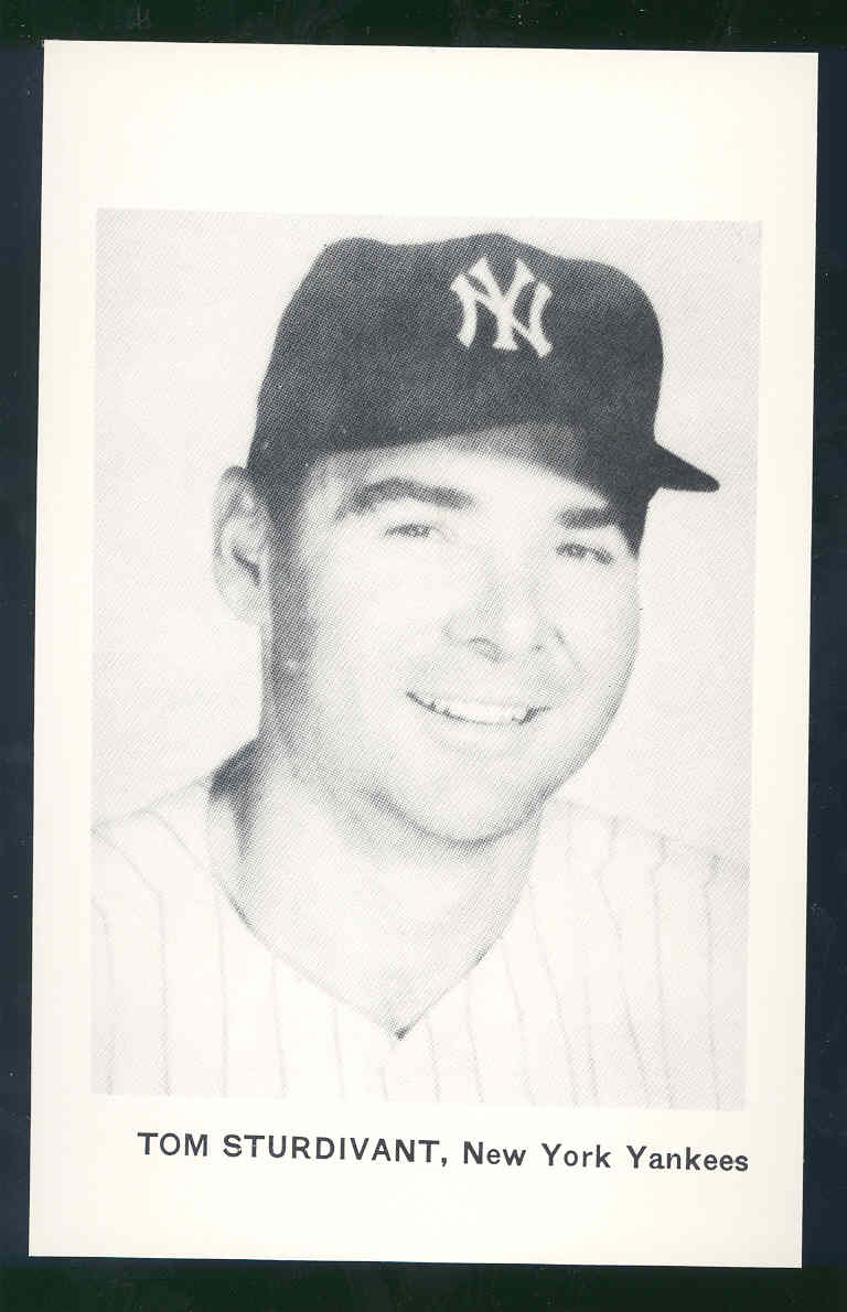 Post Card Black & White Vintage Photo Yankees 5 1/2