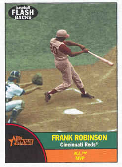2010 Topps Heritage Baseball Flashbacks #BF4 Frank Robinson