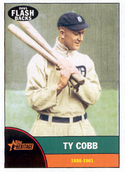 2010 Topps Heritage News Flashbacks #NF10 Ty Cobb