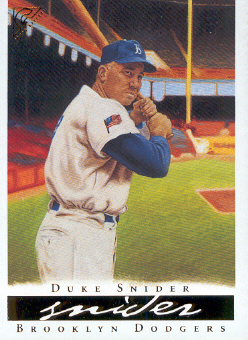 2003 Topps Gallery HOF #29B Duke Snider Flag Patch