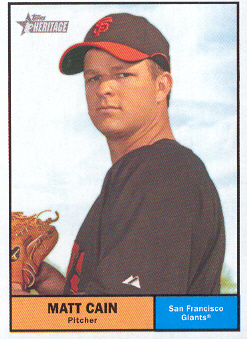2010 Topps Heritage #72 Matt Cain