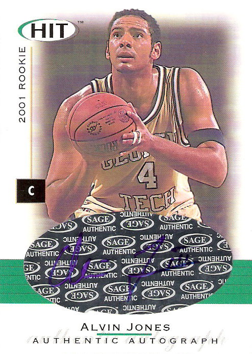 2001 SAGE HIT Autographs #A35 Alvin Jones
