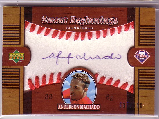 2002 Sweet Spot #134 Andy Machado T1 AU RC