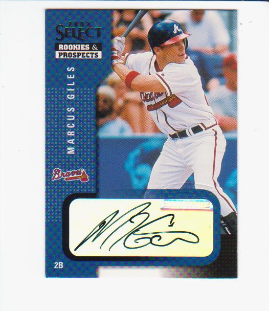 2002 Select Rookies and Prospects #67 Marcus Giles