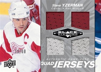 2010 - 11 ( 2011 ) Upper Deck Black Diamond Hockey Sealed Hobby Box - 2 Quad Memorabilia & 1 Ice Premiere Rookie Per Box + A Steven Stamkos Card - In Stock Now  