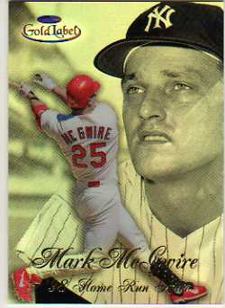 1998 Topps Gold Label Home Run Race Black #HR2 Mark McGwire