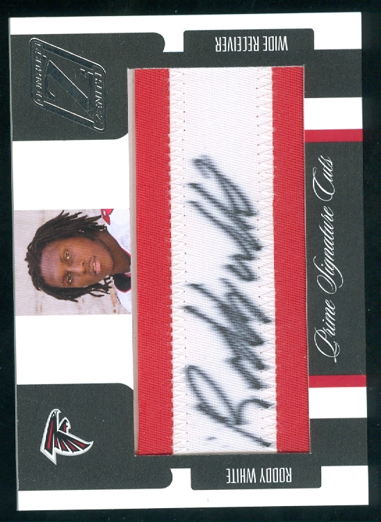 2005 Zenith #172 Roddy White AU RC