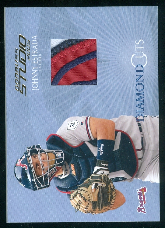 2005 Studio Diamond Cuts Jersey Prime #17 Johnny Estrada/10