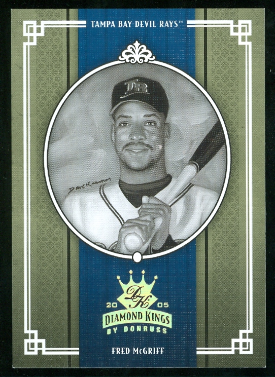 2005 Diamond Kings Gold B/W #223 Fred McGriff