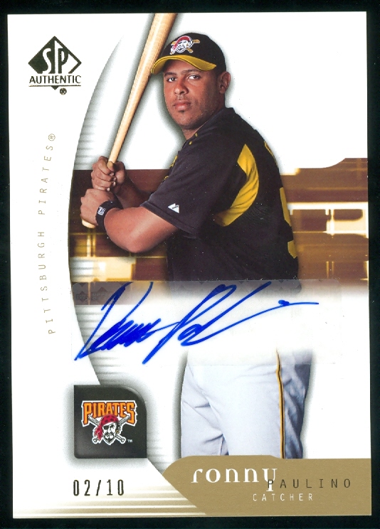2005 SP Authentic Gold #163 Ronny Paulino AU