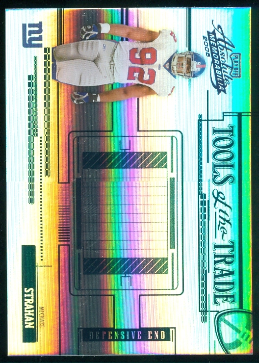 2005 Absolute Memorabilia Tools of the Trade Blue Spectrum #66 Michael Strahan