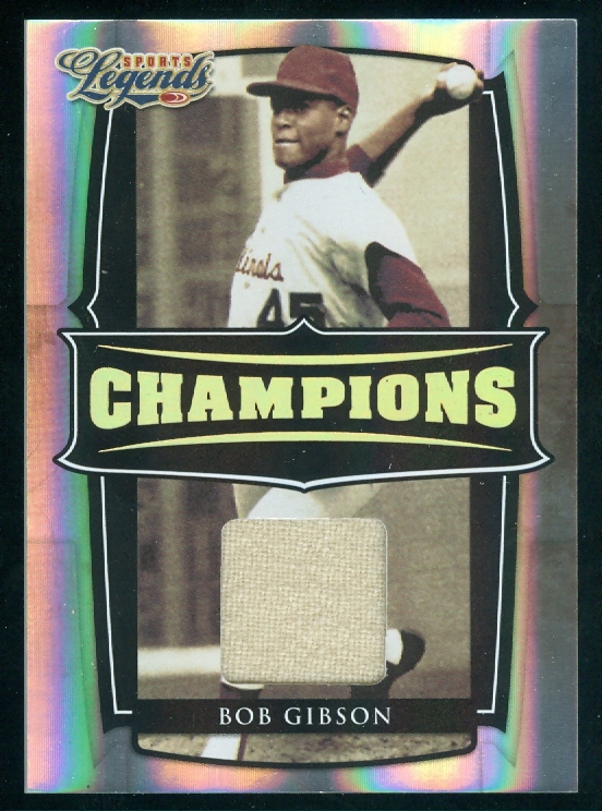 2008 Donruss Sports Legends Champions Materials #6 Bob Gibson Jsy/10