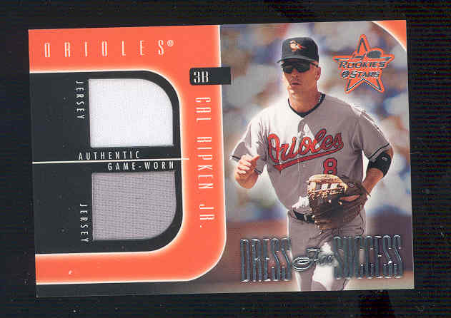 2002 Leaf Rookies and Stars Dress for Success #2 Cal Ripken Jsy-Jsy