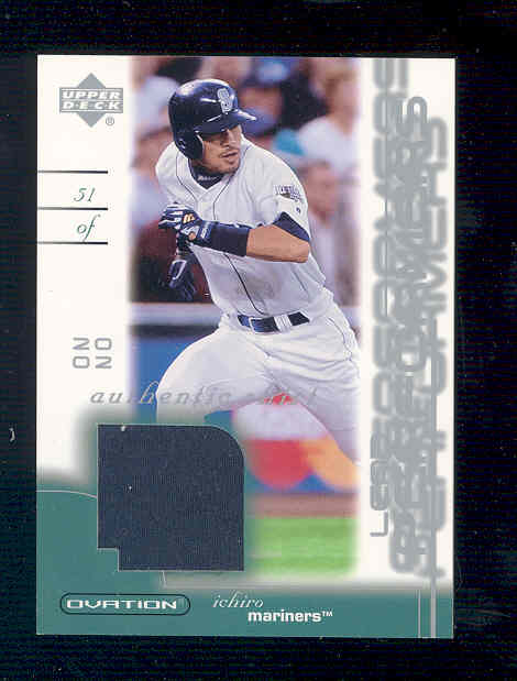 2002 Upper Deck Ovation Lead Performer Jerseys #LPIS Ichiro Suzuki Shirt
