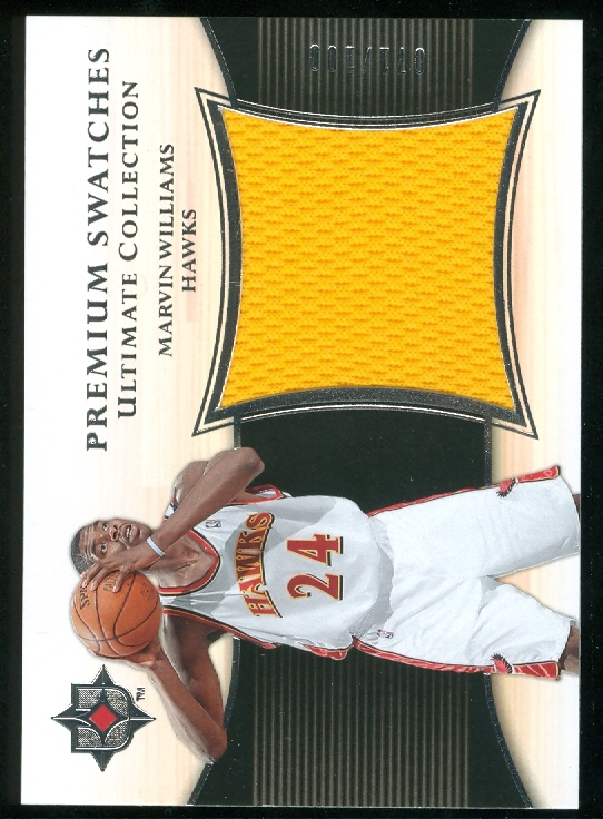 2005-06 Ultimate Collection Premium Swatches #PSMA Marvin Williams