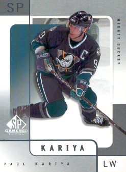 2000-01 SP Game Used #1 Paul Kariya