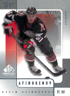 2000-01 SP Game Used #7 Maxim Afinogenov