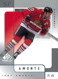 2000-01 SP Game Used #11 Tony Amonte