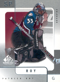 2000-01 SP Game Used #13 Patrick Roy