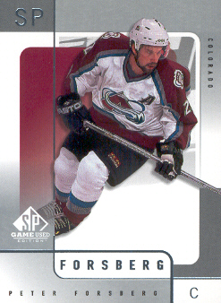 2000-01 SP Game Used #15 Peter Forsberg