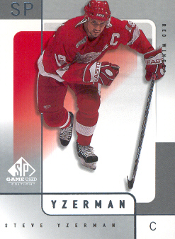 2000-01 SP Game Used #21 Steve Yzerman
