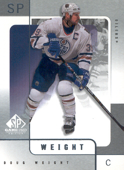 2000-01 SP Game Used #25 Doug Weight