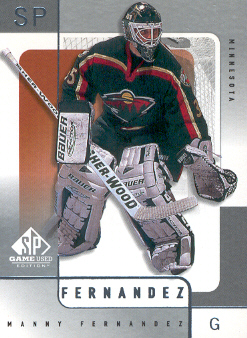 2000-01 SP Game Used #31 Manny Fernandez