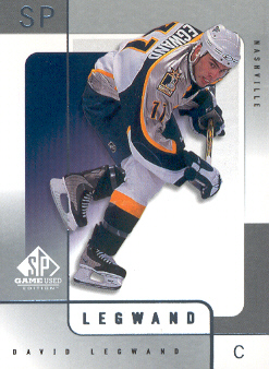 2000-01 SP Game Used #35 David Legwand