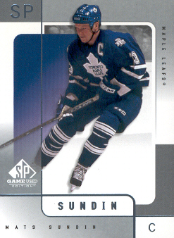 2000-01 SP Game Used #56 Mats Sundin
