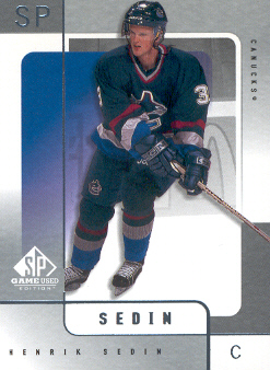 2000-01 SP Game Used #58 Henrik Sedin