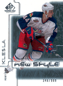 2000-01 SP Game Used #66 Rostislav Klesla RC