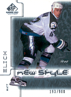 2000-01 SP Game Used #82 Matt Elich RC