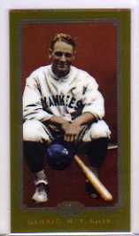 2010 Topps 206 Mini Piedmont Gold Chrome #C4 Lou Gehrig