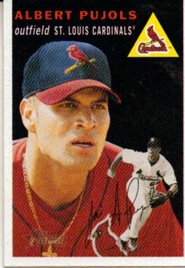 2003 Topps Heritage #7B Albert Pujols Black SP
