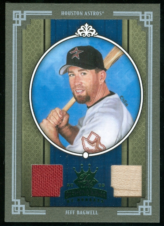 2005 Diamond Kings Materials Framed Green #108 Jeff Bagwell Bat-Jsy