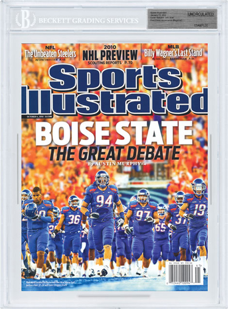 SPORTS ILLUSTRATED BGS SI Uncirculated BOISE STATE BRONCOS